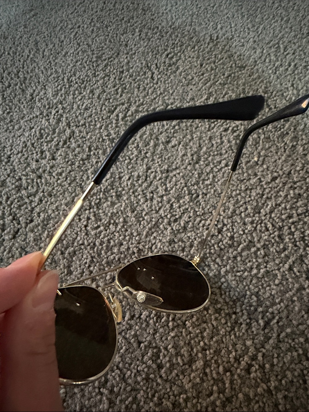 Vintage Jack Daniels Gold Aviator Sunglasses - Unbranded - Picture 4 of 4